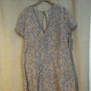 RVCA Blue Floral Mini Dress